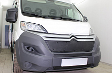 Зимняя заглушка радиатора к съемной сетке (2 части) для Citroen Jumper  II Рестайлинг