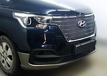 Комлпект защитных сеток радиатора верх и низ для Hyundai H-1 II Рестайлинг 2