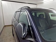 Дефлекторы окон 2D с хром накладками 6 шт. под наклоном для Volkswagen Teramont II (China Market)