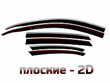 Дефлекторы окон 2D 6 шт. для Mercedes-Benz GLE Coupe I (C292)