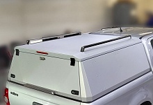 Кунг алюминий серебряный Premium 2мм с рейлингами на крышу кунга для Sollers ST8