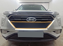 Зимняя заглушка радиатора к съемной сетке верх для Hyundai Creta II