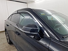 Дефлекторы окон 2D с хром накладками 6 шт. под наклоном для Haval F7x II 