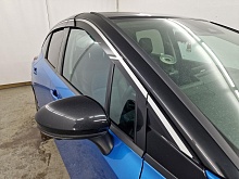 Дефлекторы окон 2D с хром накладками 8 шт. под наклоном для Nissan Note III