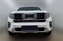 Комлпект защитных сеток радиатора верх 4 части,центр 3 части и низ для Kia Mohave I Рестайлинг 2