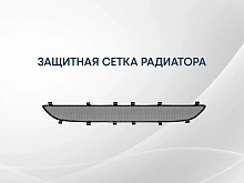 Защитная сетка радиатора центр для Mitsubishi ASX I Рестайлинг