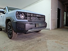 Зимняя заглушка радиатора на стяжке низ 3 части для Haval H3 I